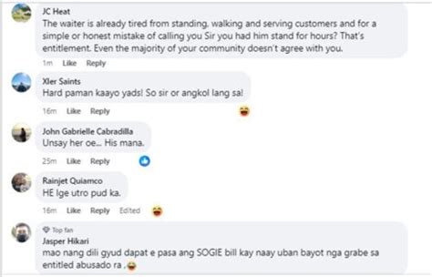 bayot scandal|Viral LGBT Customer Breaks Silence After Making Waiter Stand .